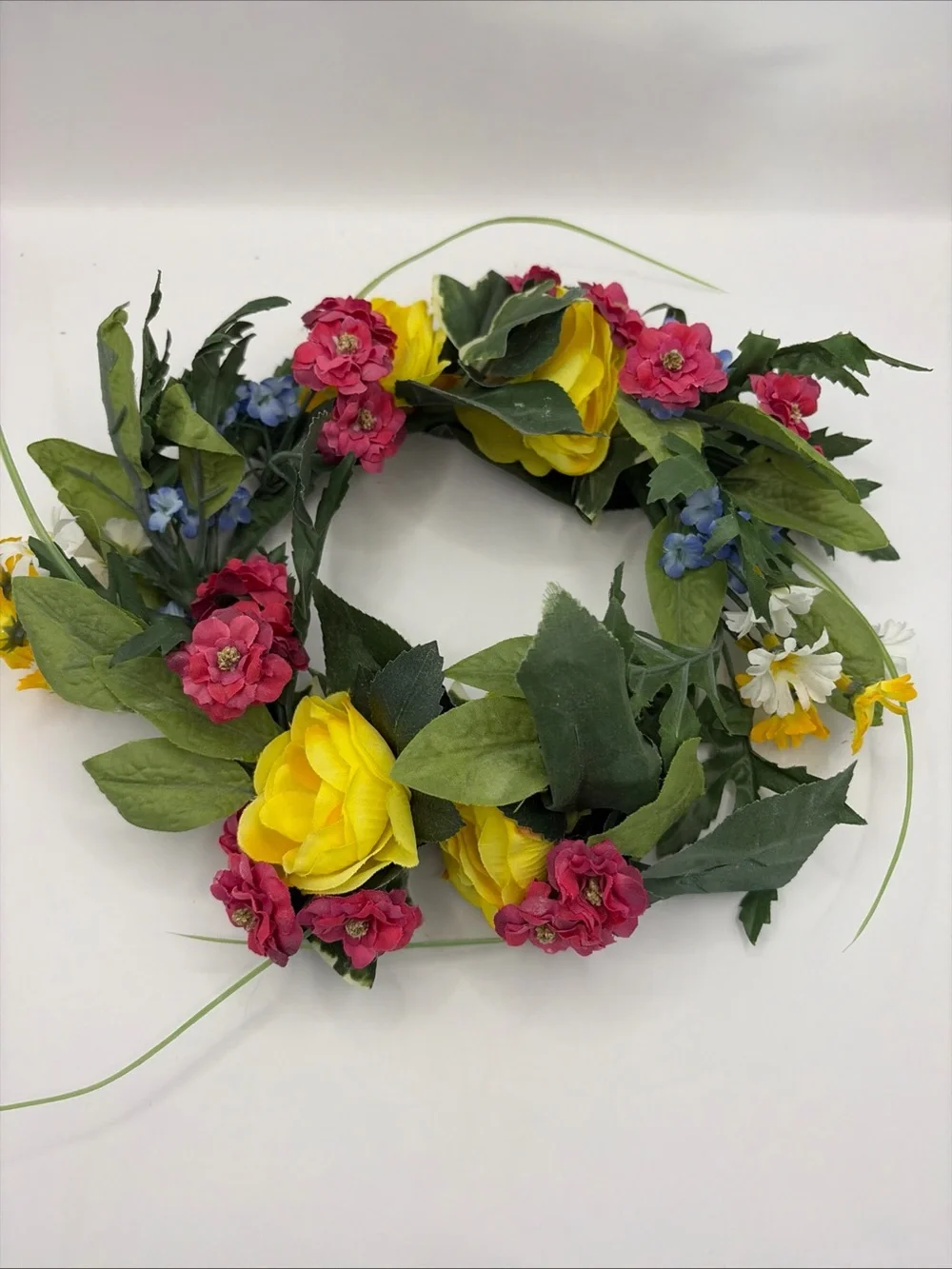Gold Canyon Candle Wildflower Wreath by Rosalind Walsh